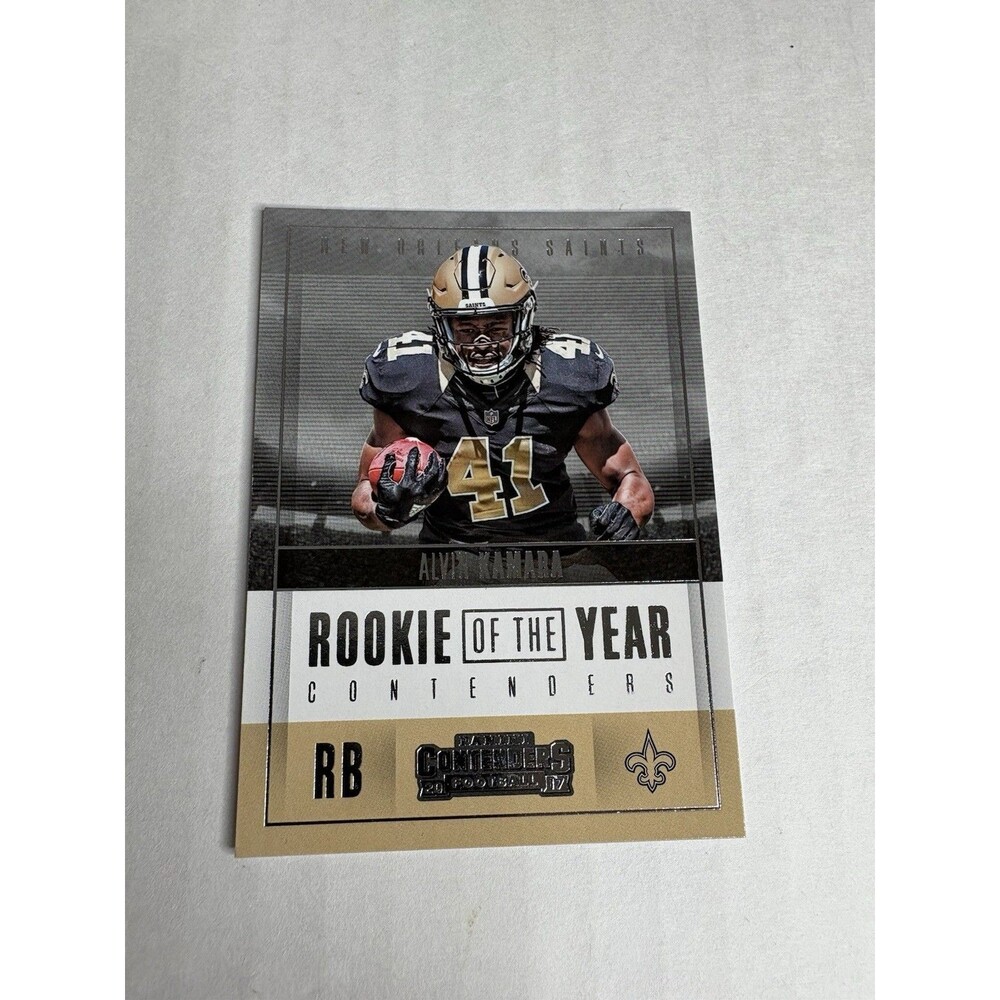 Alvin Kamara 2017 Panini Contenders ROOKIE of the Year RY-10 New Orleans Saints